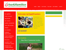 Tablet Screenshot of food4families.org.uk